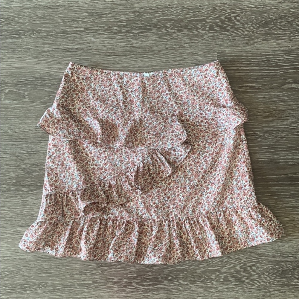 Pink lily skirt